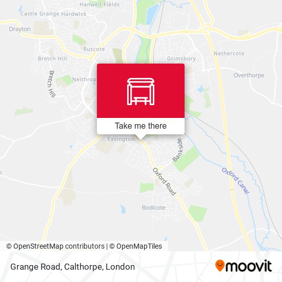 Grange Road, Calthorpe map