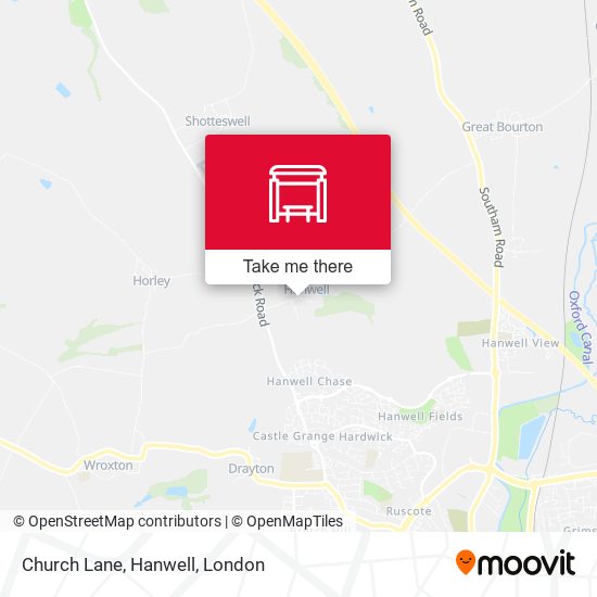 Church Lane, Hanwell map