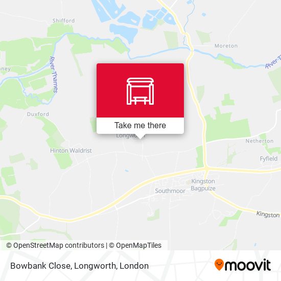 Bowbank Close, Longworth map
