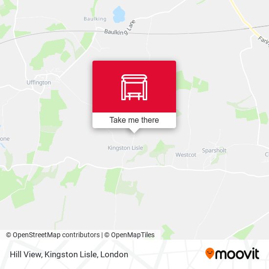 Hill View, Kingston Lisle map