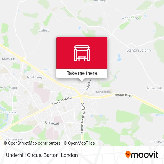 Underhill Circus, Barton map