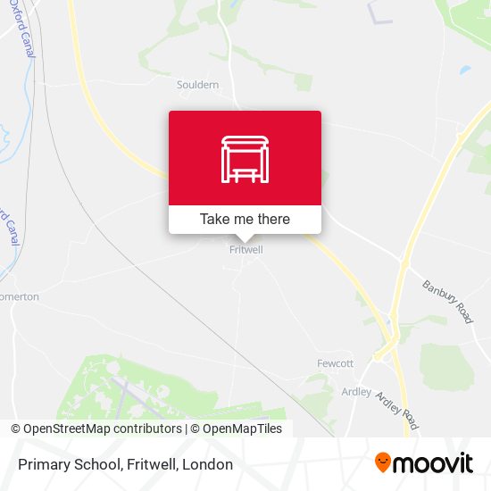 Primary School, Fritwell map
