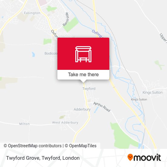 Twyford Grove, Twyford map