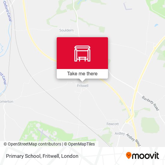 Primary School, Fritwell map
