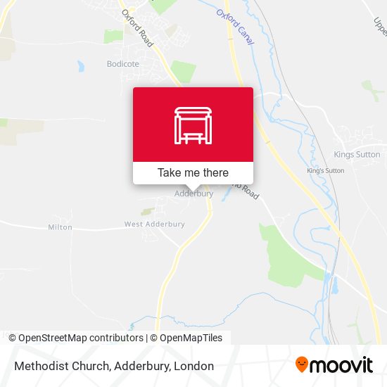 Methodist Church, Adderbury map