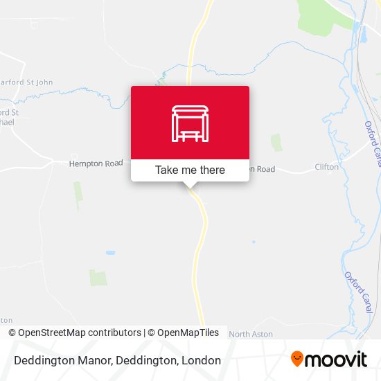 Deddington Manor, Deddington map