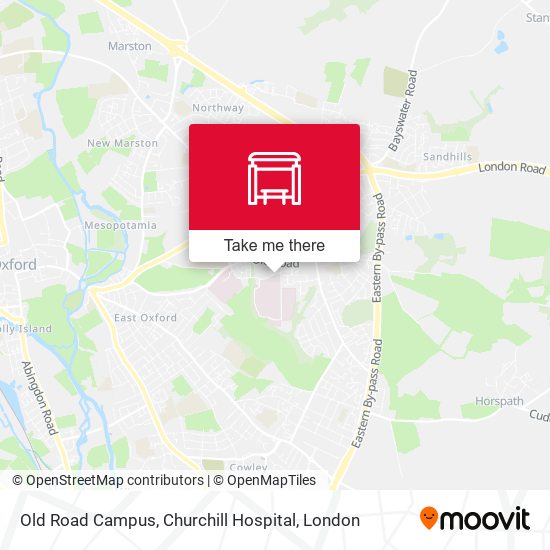 Old Road Campus, Churchill Hospital map