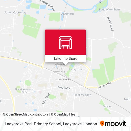 Ladygrove Park Primary School, Ladygrove map