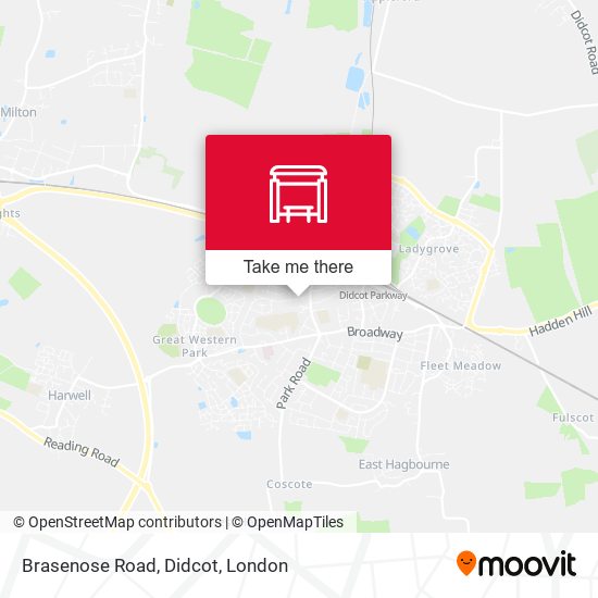 Brasenose Road, Didcot map