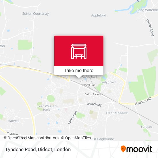 Lyndene Road, Didcot map