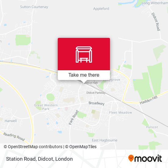 Station Road, Didcot map