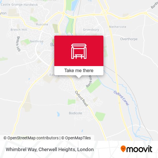 Whimbrel Way, Cherwell Heights map