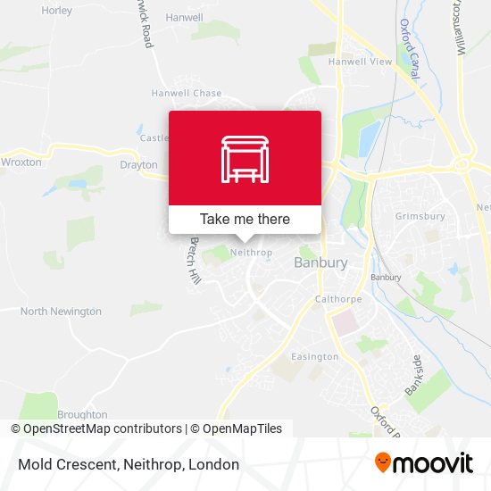 Mold Crescent, Neithrop map