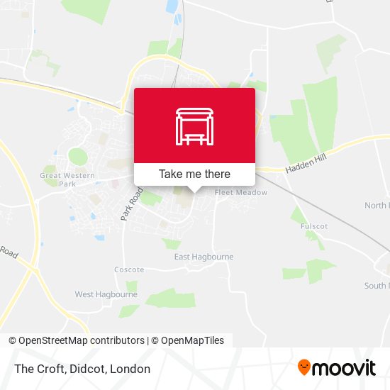 The Croft, Didcot map