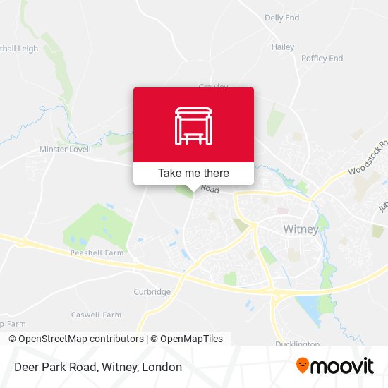 Deer Park Road, Witney map