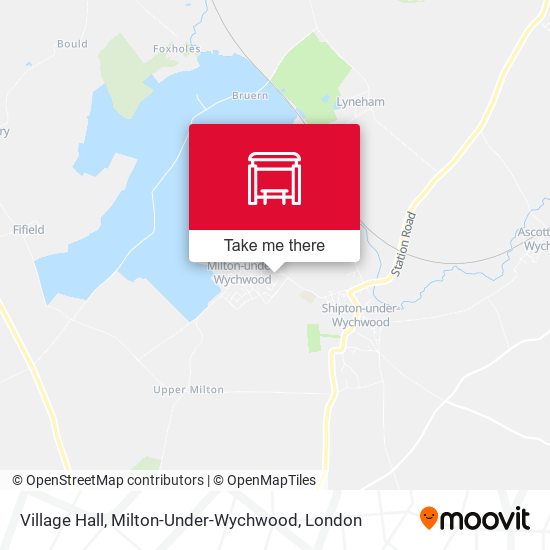 Village Hall, Milton-Under-Wychwood map