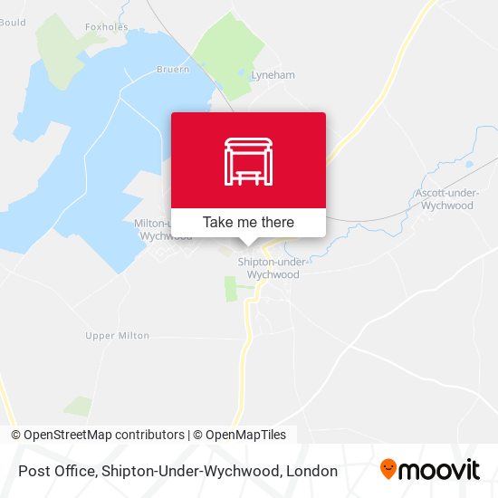 Post Office, Shipton-Under-Wychwood map