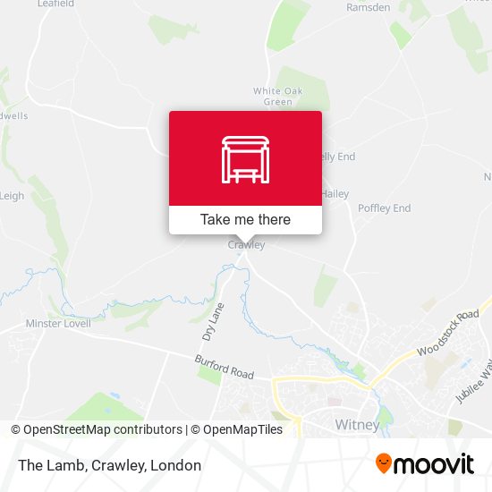 The Lamb, Crawley map