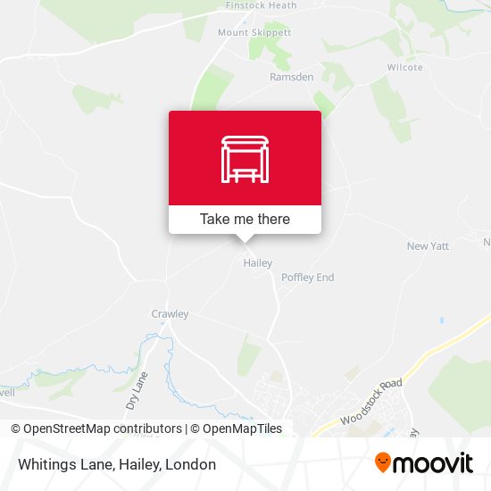 Whitings Lane, Hailey map
