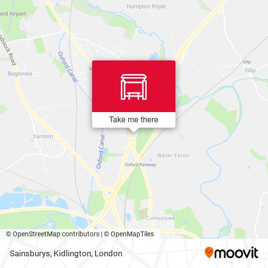Sainsburys, Kidlington map