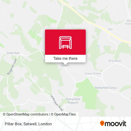 Pillar Box, Satwell map