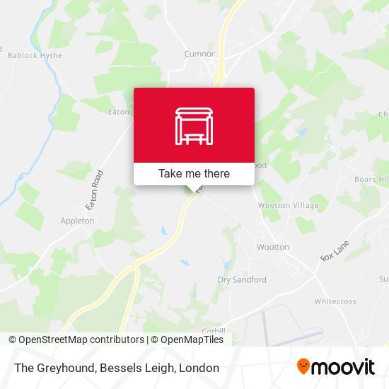 The Greyhound, Bessels Leigh map