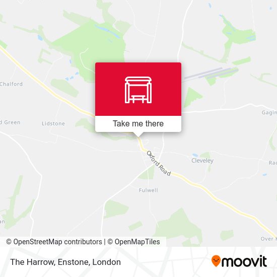 The Harrow, Enstone map