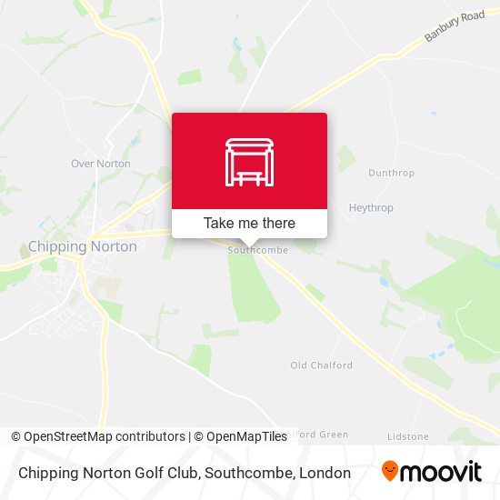 Chipping Norton Golf Club, Southcombe map