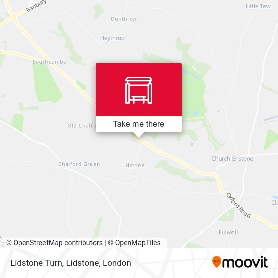 Lidstone Turn, Lidstone map