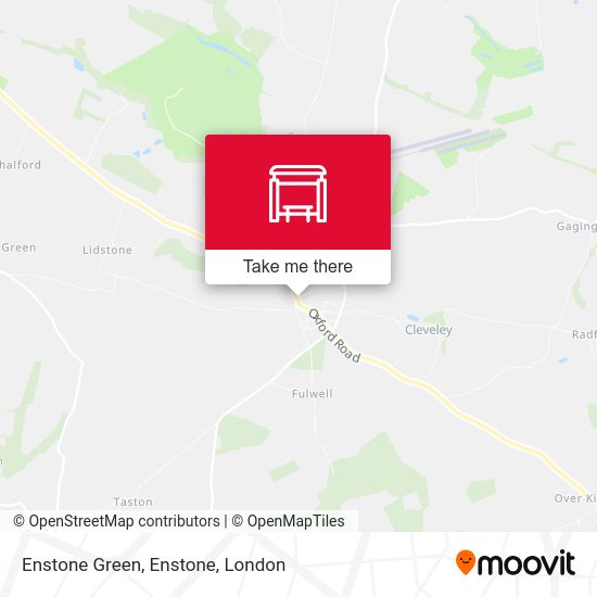 Enstone Green, Enstone map