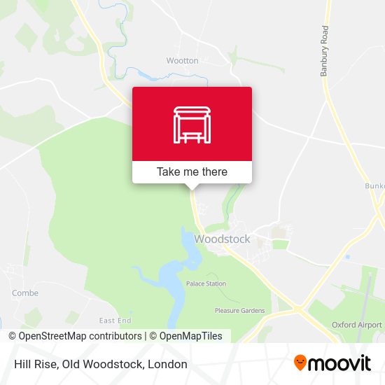 Hill Rise, Old Woodstock map