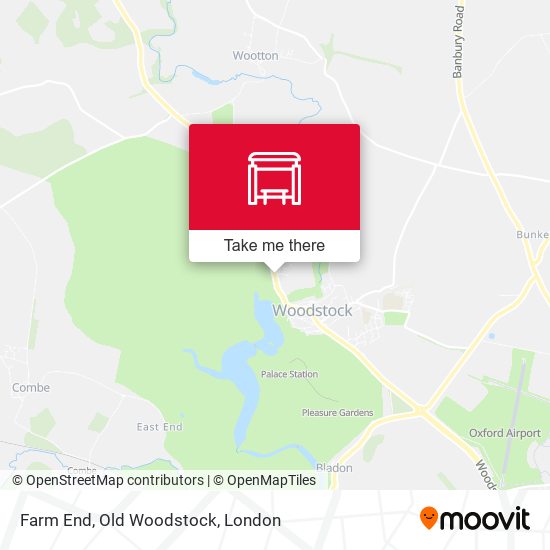 Farm End, Old Woodstock map