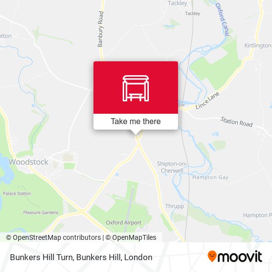Bunkers Hill Turn, Bunkers Hill map