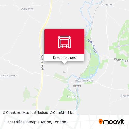Post Office, Steeple Aston map