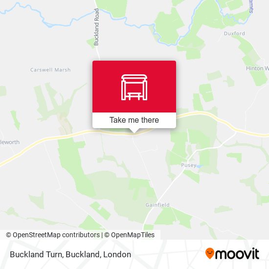 Buckland Turn, Buckland map