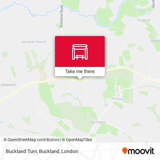 Buckland Turn, Buckland map