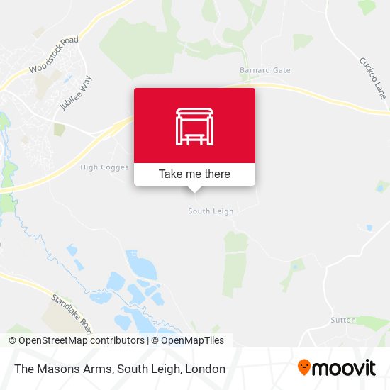 The Masons Arms, South Leigh map