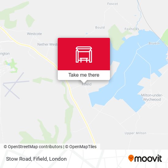 Stow Road, Fifield map