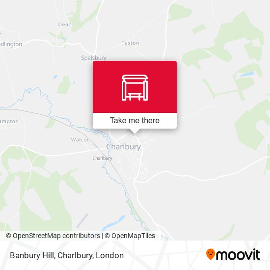 Banbury Hill, Charlbury map