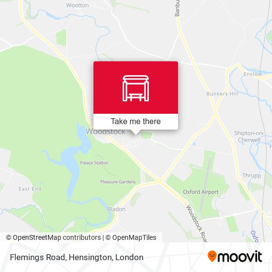 Flemings Road, Hensington map