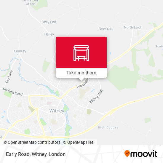 Early Road, Witney map