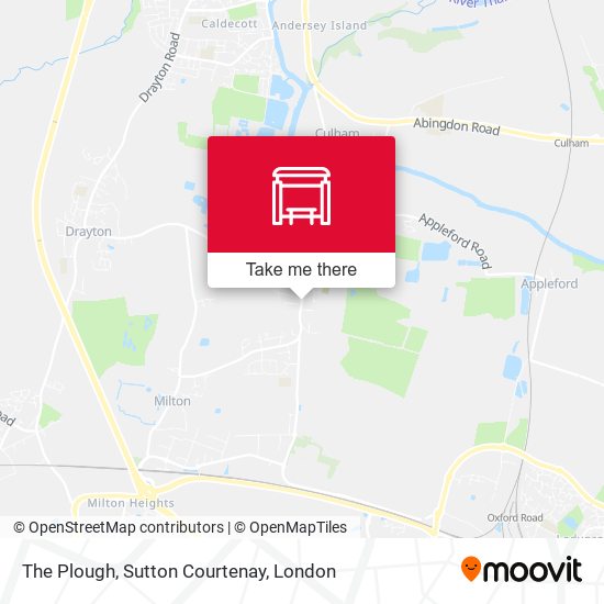 The Plough, Sutton Courtenay map