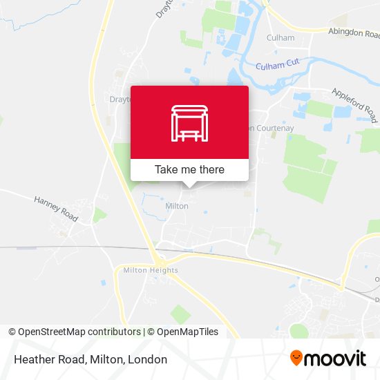 Heather Road, Milton map