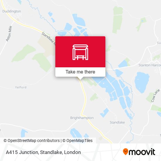A415 Junction, Standlake map