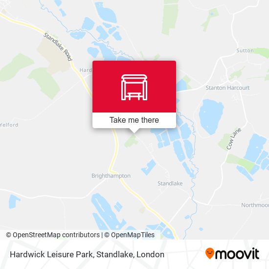 Hardwick Leisure Park, Standlake map