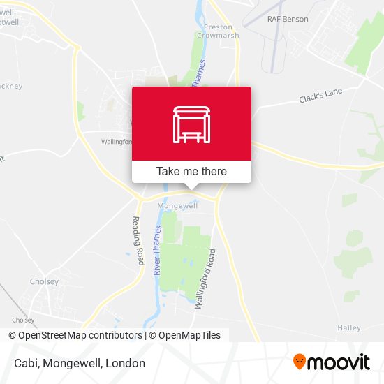 Cabi, Mongewell map