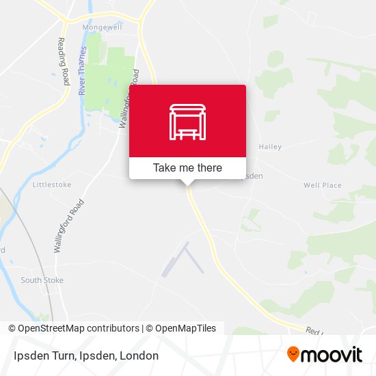 Ipsden Turn, Ipsden map