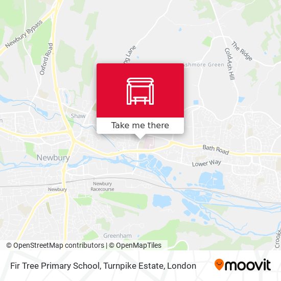 Fir Tree Primary School, Turnpike Estate map