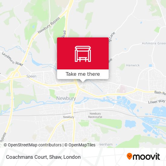 Coachmans Court, Shaw map