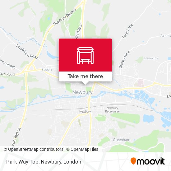 Park Way Top, Newbury map